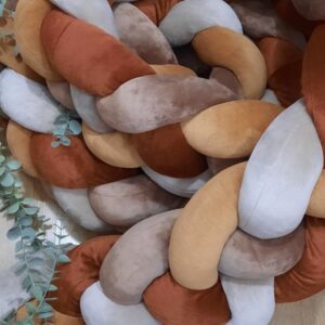 Tresse de lit 4m90 à 4 brins - Jaune Nude