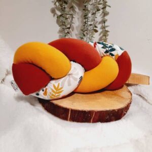 Coussin tressé Jungle