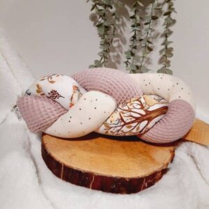 Coussin tressé Forêt