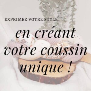 ✂ Je personnalise mon coussin